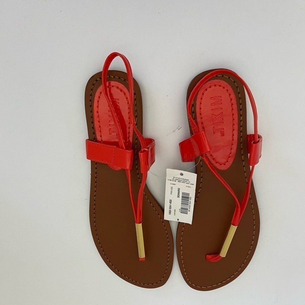 Mix It sandals orange size 8